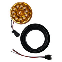 AMBER, BLACK GROMMET F/P/T LAMP KIT