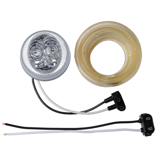 AMBER/CLEAR LENS, CLEAR GROMMET LAMP KIT