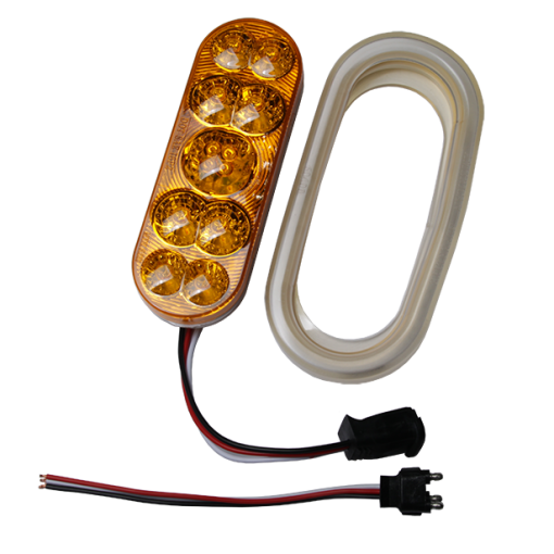 AMBER, F/P/T CLEAR GROMMET LAMP KIT