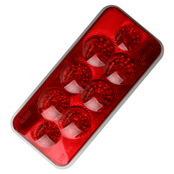 MODEL SL 5000 RED STUD MOUNT stop, turn & tail LAMP