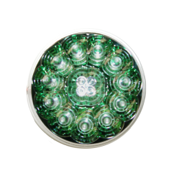 MODEL SL4000 4" ROUND GREEN LED GREEN REFLECTOR INTERIOR & UTILITY LAMP