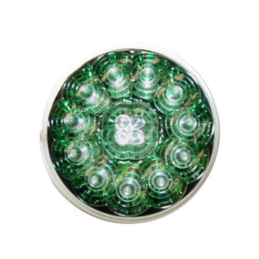 MODEL SL4000 4" ROUND GREEN LED GREEN REFLECTOR INTERIOR & UTILITY LAMP