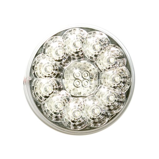 MODEL SL4000 4" ROUND GREEN LED SILVER REFLECTOR INTERIOR & UTILITY LAMP