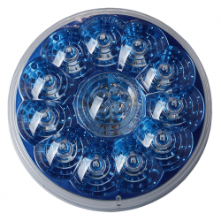 MODEL SL4900 DESIGNER SERIES BLUE REF AMBER/CLEAR LENS, STROBE LAMP