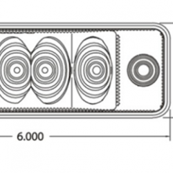 MODEL SL6200 AMBER/CLEAR LENS MARKER/CLEARANCE LAMP