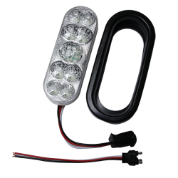 red/clear lens, black grommet OVAL stop, turn & tail lamp kit